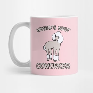 Poodle World's Best Coworker WFH Mug